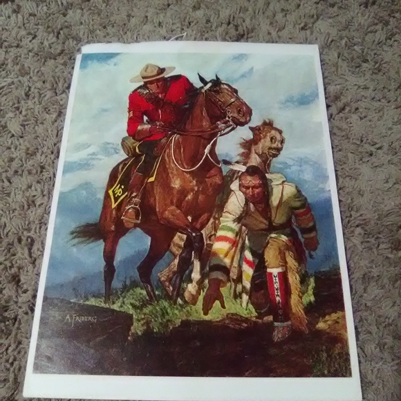 2 Vintage Arnold Friberg prints - Picture 5 of 6